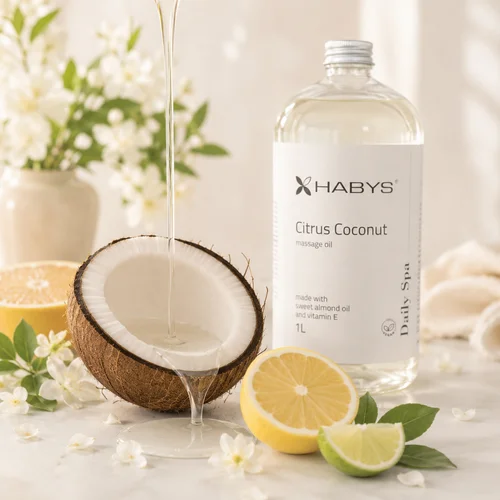 Habys Daily Spa Citrus Coconut masažo aliejus 1 000 ml image 2