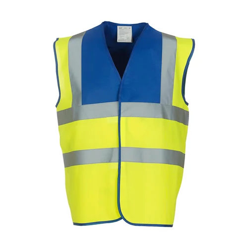 Signalinė Yoko HVW100 liemenė 3XL Fluo Yellow/Royal Blue image 3