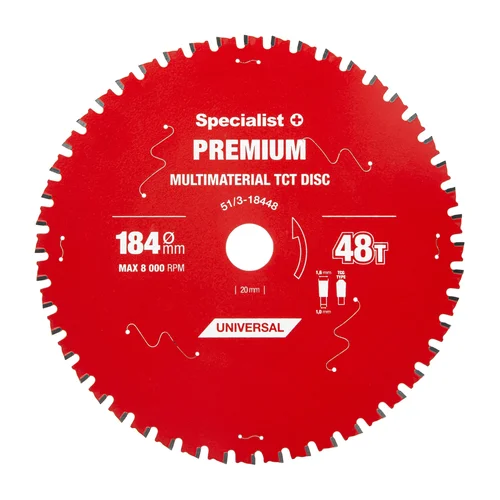 Specialist+ Pjovimo diskas Multimaterial PREMIUM 184x48Tx20/16mm image 2