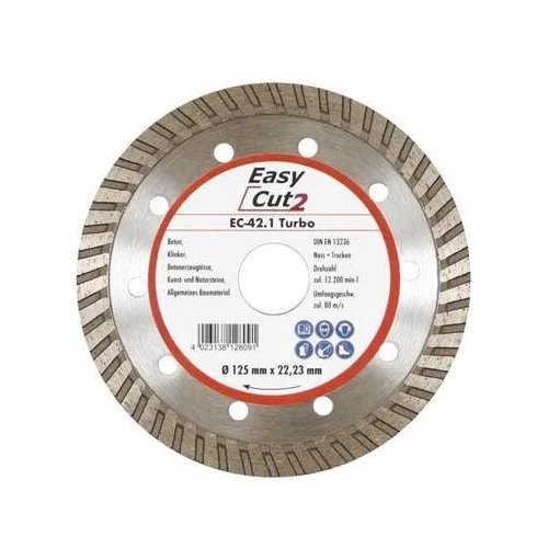 Cedima EC-42.2 125x22,23x2,2 mm Turbo pjovimo diskas image 3