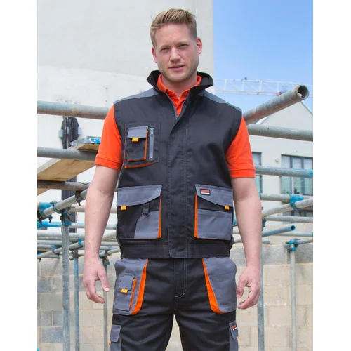 Darbo Result R317X liemenė S, Grey/Black/Orange image 2