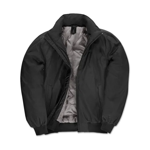 B&C JM961 vyriška striukė L Black/Warm Grey image 3