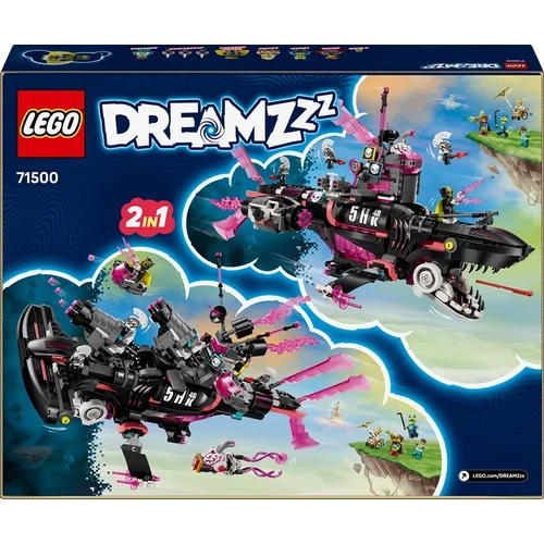 LEGO® DREAMZzz Nightmare Shark Submarine 71500, 1413 dalių image 2