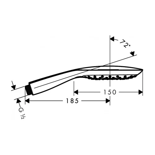 GROHE SMARTACTIVE 130 CUBE III dušo galvutė image 2