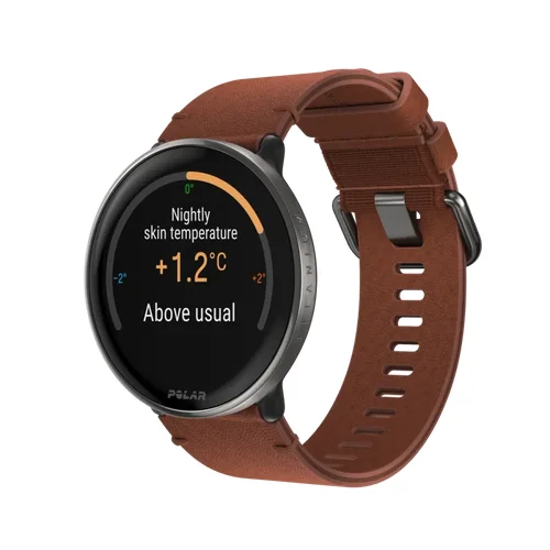 POLAR IGNITE 3 Titanium LEATHER laikrodis S/L image 2