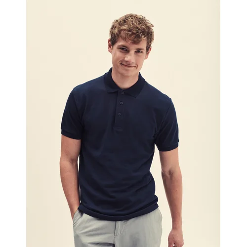 Fruit of the Loom 63-204-0 vyriški polo marškinėliai trumpomis rankovėmis - S Heather Grey image 3