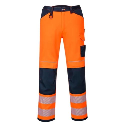 PORTWEST PW340 Darbo kelnės 42, Orange/Navy image 2