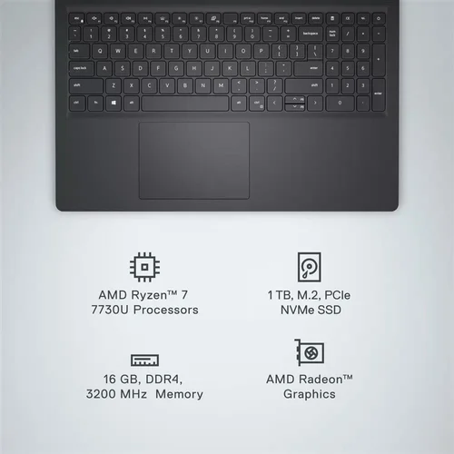 Dell Inspiron 15 R7 7730U 16 GB RAM image 3