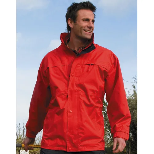 Result R067X vyriška atstumianti vandenį ir vėją striukė, L, Red/Navy image 2