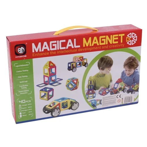 Xinbida Konstruktorius Magical Magnet 525050201, 40 vnt. image 1
