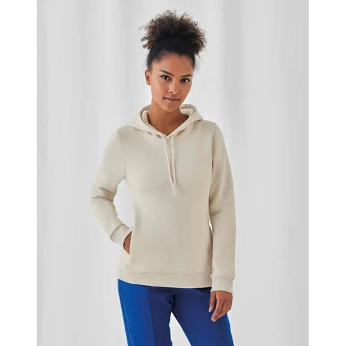 B&C WW34B moteriškas džemperis su gobtuvu Apple Green M image 3
