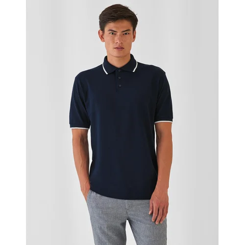 Vyriški B&C PU413 kontrastingi polo marškinėliai L Red/White image 2