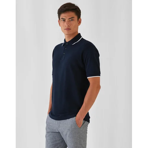 Vyriški B&C PU413 kontrastingi polo marškinėliai L Red/White image 3