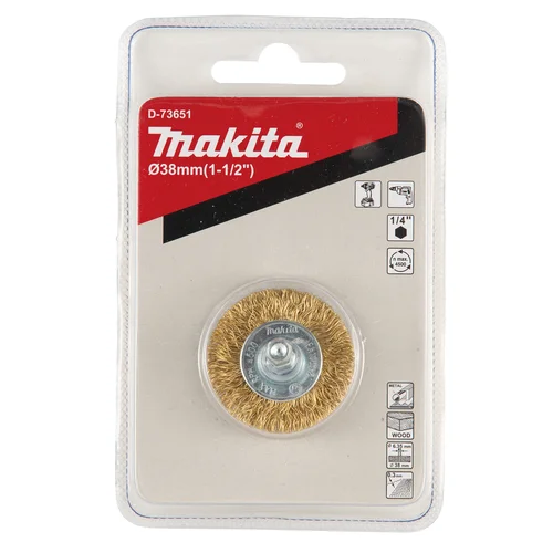 Makita D-73651 Disko formos šveitimo šepetys, 38 mm, 1/4" image 3