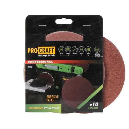 ProCraft K150.240 šlifavimo lapeliai 10 Vnt. image 2