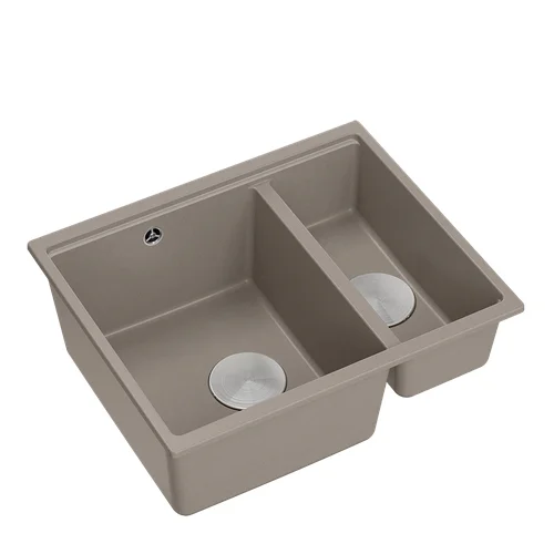 Quadron LOGAN 150 akmens masės kriauklė soft taupe image 2