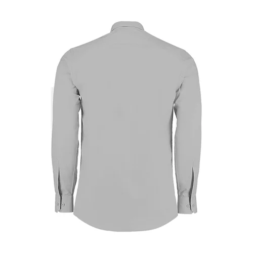Vyriški Kustom Kit KK142 marškiniai ilgomis rankovėmis XL/17.5", Light Grey image 2