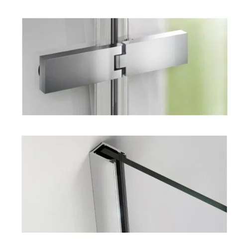 Dušo kabina AQUALUX Hinged DW 100x100, dešininė image 3