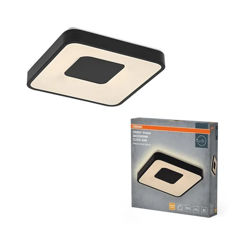Osram lubų šviestuvas LED, 24W, 3000K, Ø380, juodas image 2