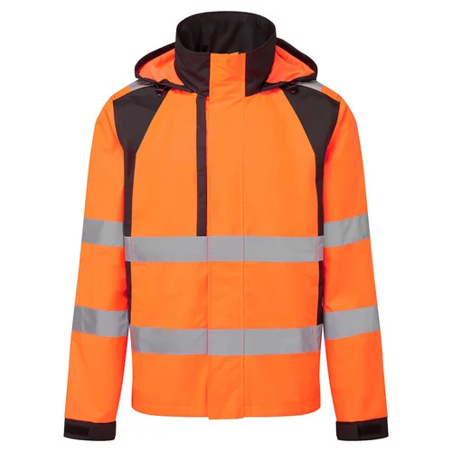 PORTWEST CD860 striukė nuo lietaus - XL, Orange/Black image 1