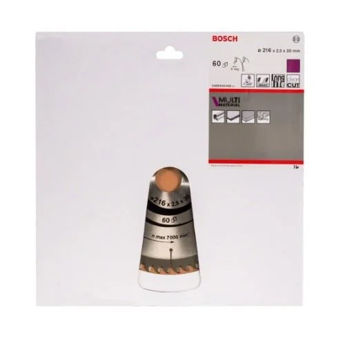 Pjovimo diskas Bosch Standard for Multi Material 2608640446 216x30x60 image 2