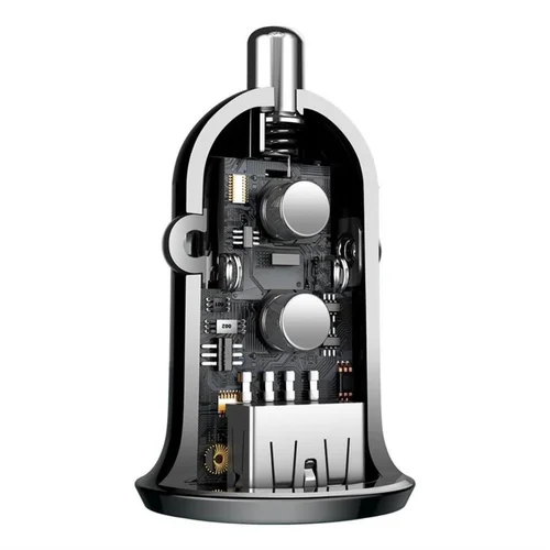 Baseus Grain Pro CCALLP-01 įkroviklis, 2 USB, Juoda image 3