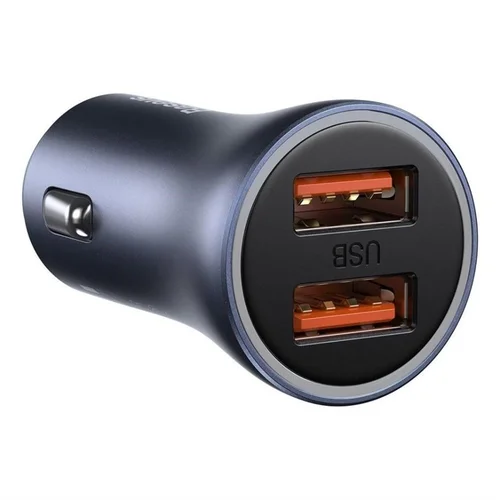 Baseus Auto kroviklis 2x USB QC4.0 40W Pilkas image 3