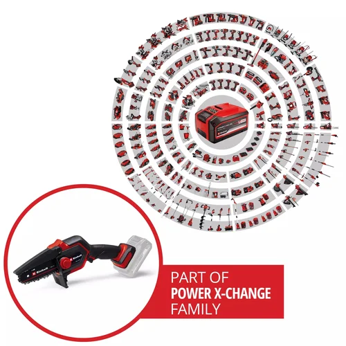 EINHELL GE-PS 18/15 Li BL-Solo genėjimo pjūklas be akumuliatoriaus image 3