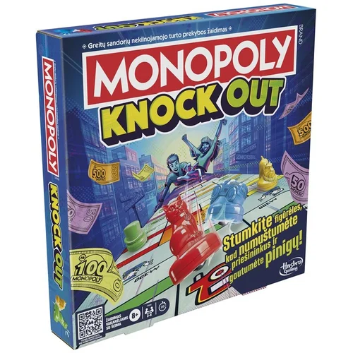 Hasbro Knock Out F8995LT stalo žaidimas 26.67 x 26.67 x 4.13 cm image 2