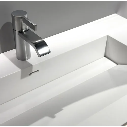 Praustuvas Kame Corian CN2014618-R-BS, 200 cm, Balta matinė image 2