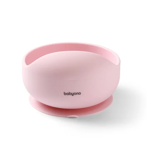 Babyono lėkštutė silikoninė neslystanti rožine 1481/02 image 3