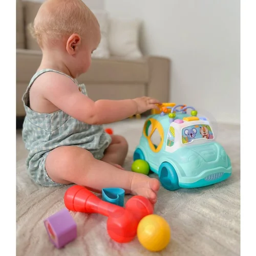 WOOPIE BABY Montessori Interaktyvus Muzikinis Automobilis Rūšiuoklis Mėlynas image 2