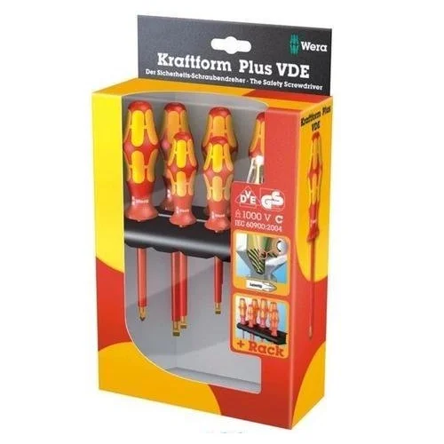 WERA Kraftform Plus izoliotas atsuktuvų komplektas 7 vnt image 1