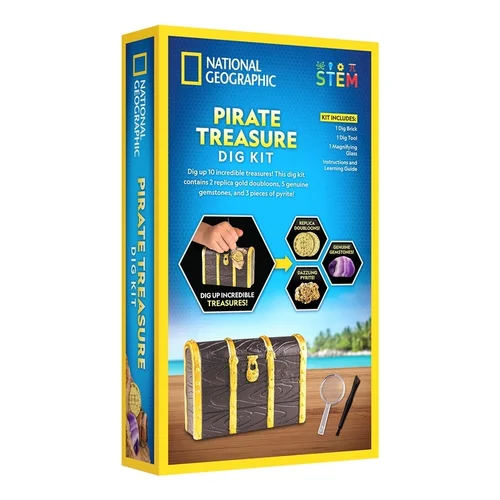 National Geographic PIRATE TREASURE DIG Rinkinys image 2
