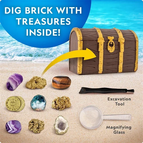 National Geographic PIRATE TREASURE DIG Rinkinys image 3