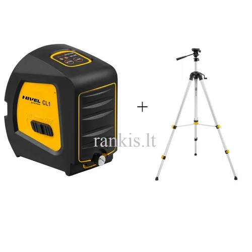 Nivel System CL1 kryžminis lazeris komplektas su stovu SJJ-M1 EX image 1