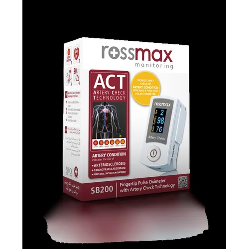Rossmax SB 200 pulsoksimetras su arterijų būklės patikra image 2