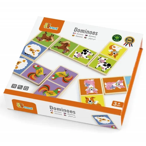 Viga Toys Domino Farma Medinis žaidimas image 2