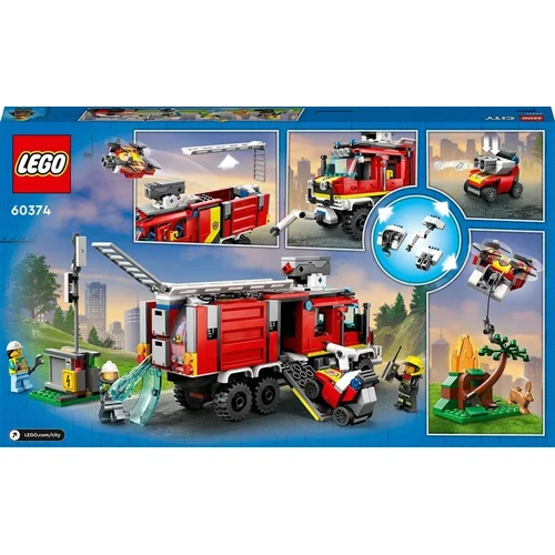 LEGO Ugniagesių vadavietės sunkvežimis 60374 image 2