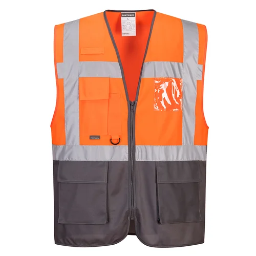 Vadovo liemenė PORTWEST C476, oranžinė – XXL, Yellow/Navy image 1