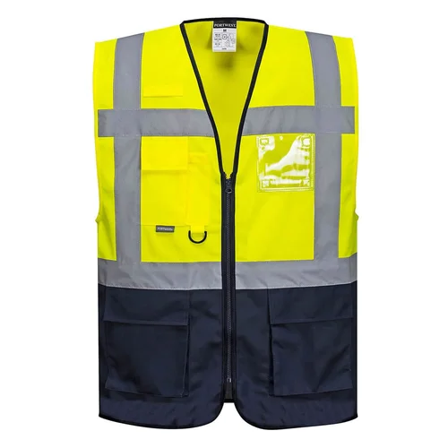 Vadovo liemenė PORTWEST C476, oranžinė – XXL, Yellow/Navy image 2