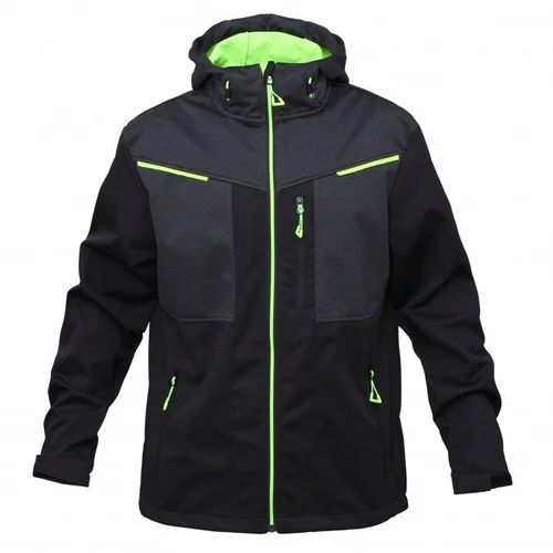 BoSafety JK-ROXET-0206 Softshell striukė - S, Pilka/Juoda image 1