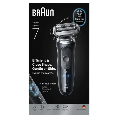 Barzdaskutė Braun Series 7 72-N1620s, Juoda image 3