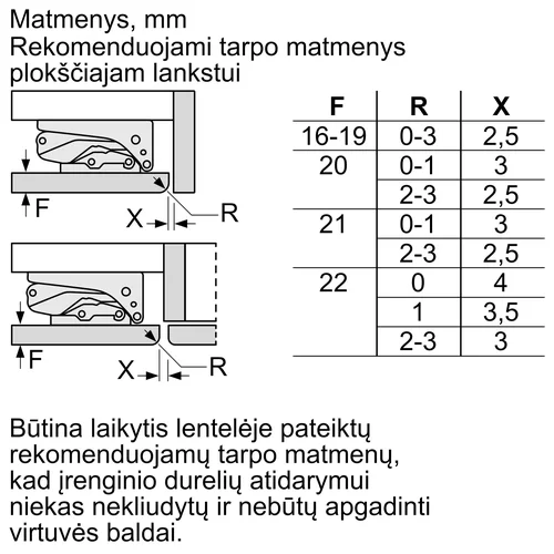 Įmontuojamas šaldytuvas Bosch KUR21ADE0 image 3