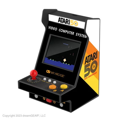 MY ARCADE Nano Player Atari nešiojama žaidimų konsolė, 75 žaidimai viename image 1