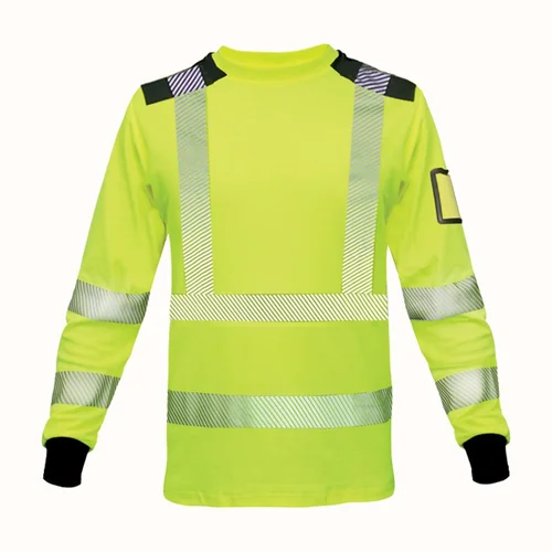 BoSafety TS-RICOLONG-C3-0400 Hi-vis marškinėliai ilgomis rankovėmis L Hi-Vis Orange image 1
