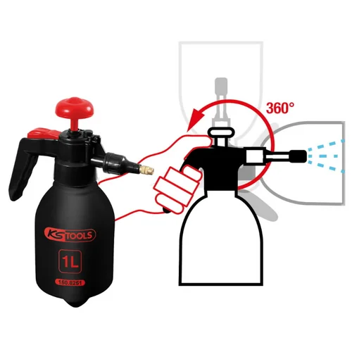 KS Tools Rankinis slėginis purkštuvas 1 l image 2