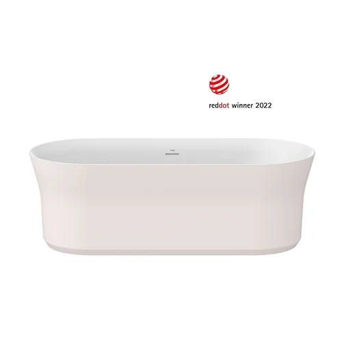 Vonia Ypsilon 180x80 Alabaster Pink/balta laisvai pastatoma image 2
