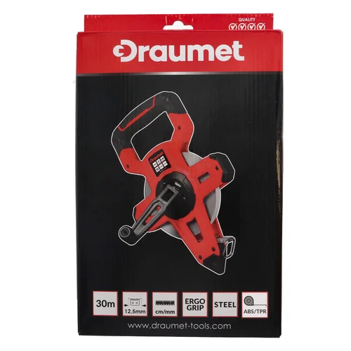 DRAUMET Ruletė geodezinė II klasė 30 m x 12,5 mm image 2