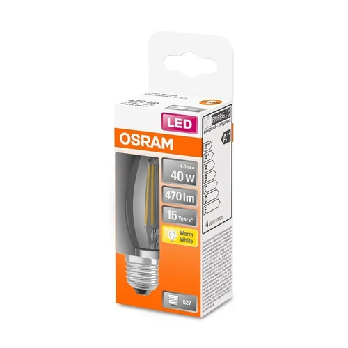 OSRAM LED lemputė B35 E27 4 W 470 lm 2700 K image 2
